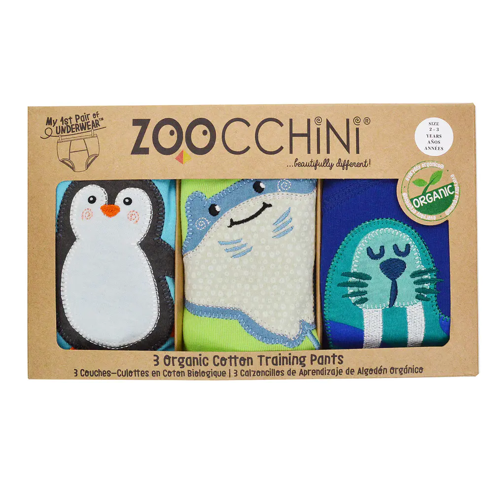 Pack 3 Calzones Entrenamiento ACUATICOS Zoocchini (3T/4T) 2