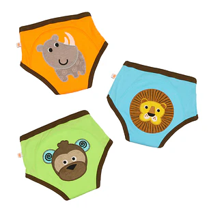 Pack 3 Calzones Entrenamiento SAFARI NIÑO Zoocchini (24-36M)