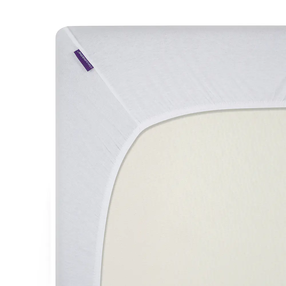 Pack 2 Sábanas Bajeras Moises  68x 97x 10cm BLANCO Clevamama 5