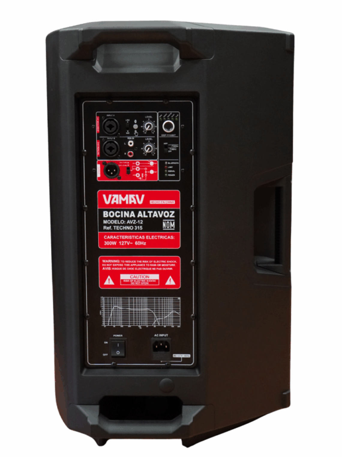 Vamav TECHNO 315 Caja Activa 15″ 300W RMS 6