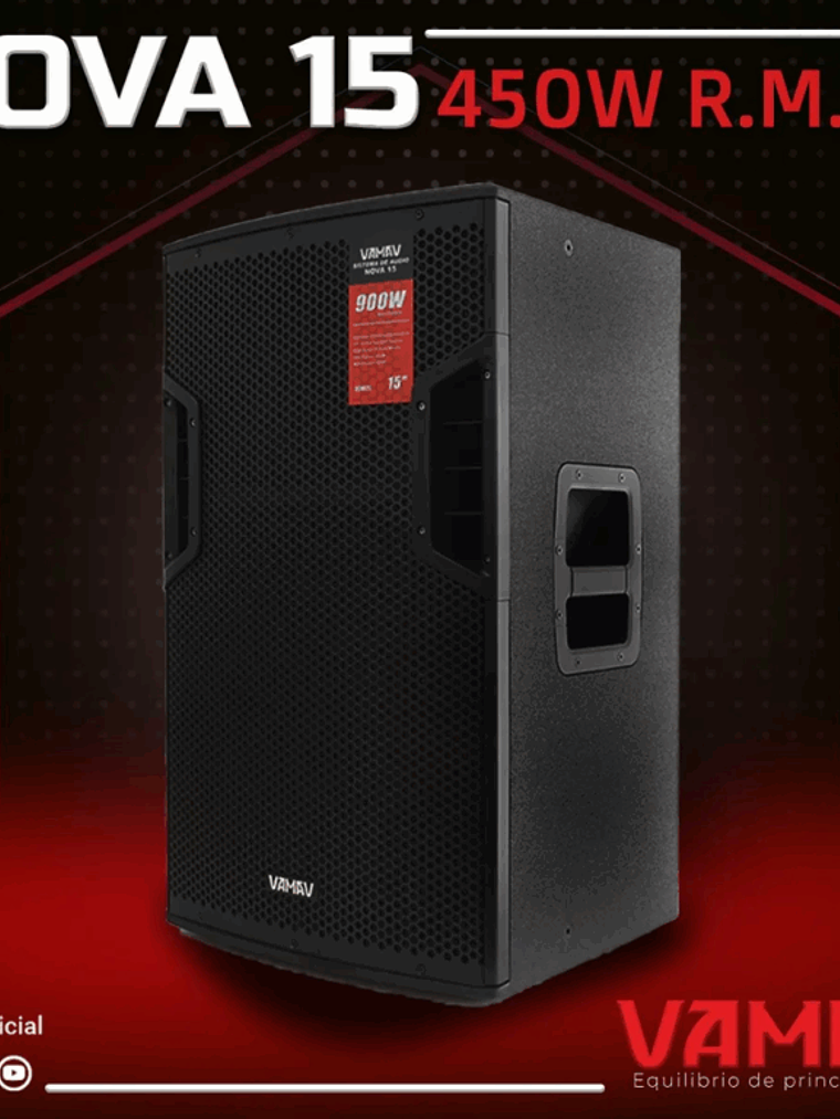 Vamav Nova 15 Caja Activa 15″ 450W RMS 4
