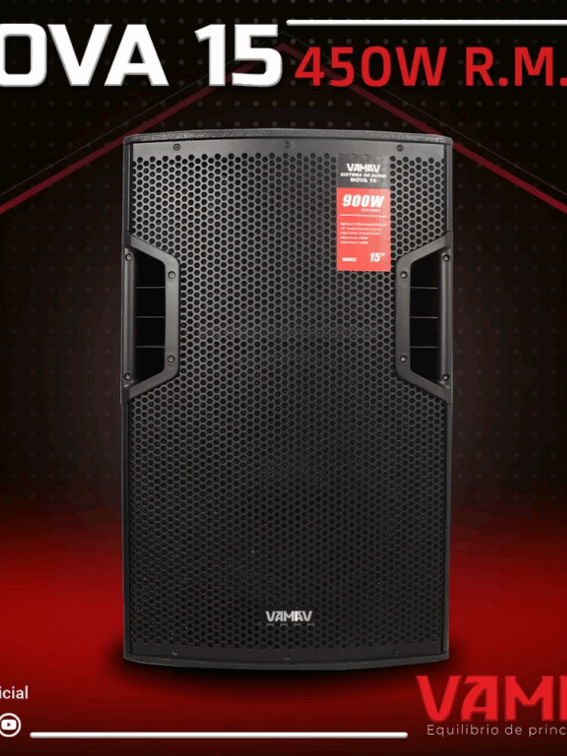 Vamav Nova 15 Caja Activa 15″ 450W RMS 5