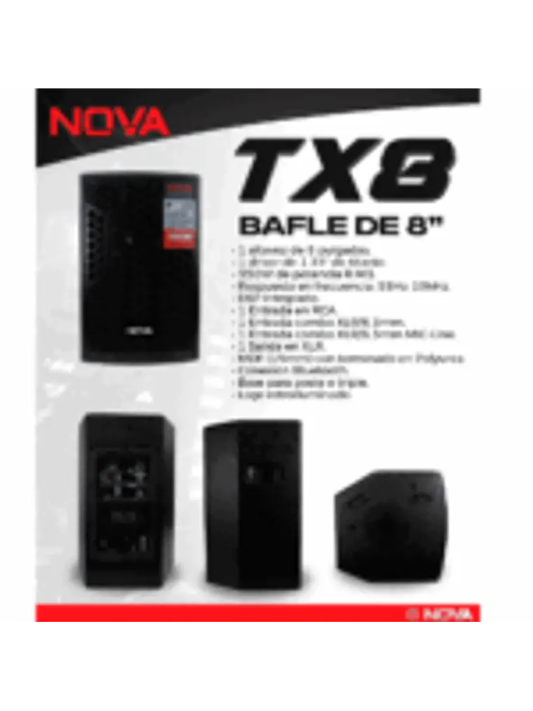 Vamav NOVA TX8 Caja Activa 8″ 350W RMS 3