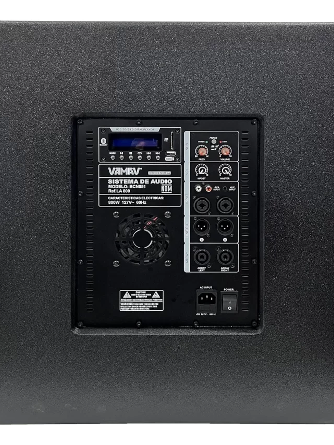 Vamav LA 800 Sistema Mini Array 18″ 500W + 2*150W RMS 4