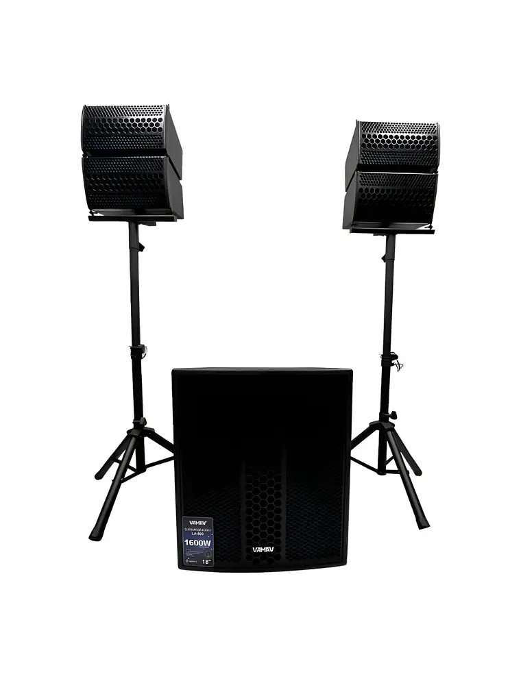 Vamav LA 800 Sistema Mini Array 18″ 500W + 2*150W RMS 1