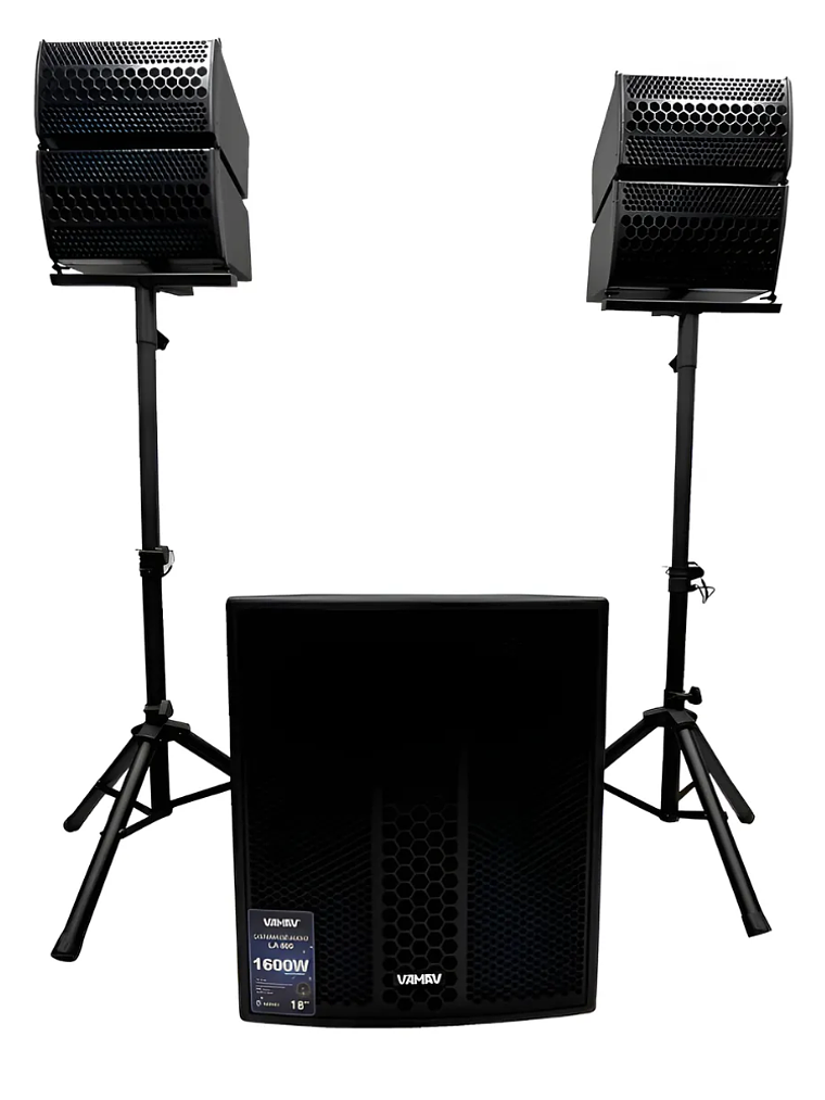 Vamav LA 800 Sistema Mini Array 18″ 500W + 2*150W RMS 1
