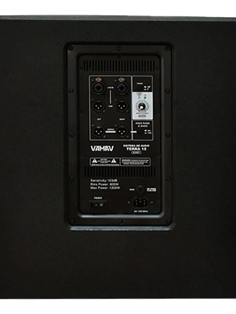 Vamav TERRA 15 Subwoofer Activo 15″ 600W RMS 5