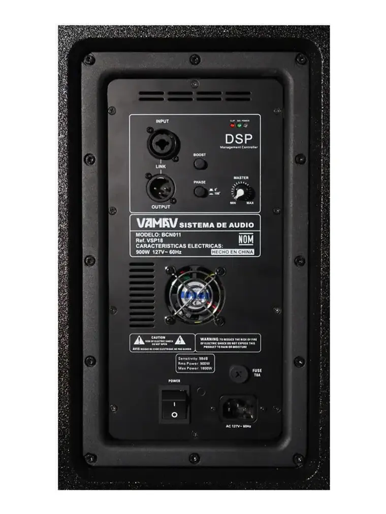 Vamav VSP18 Subwoofer Activo 18″ 900W RMS 2