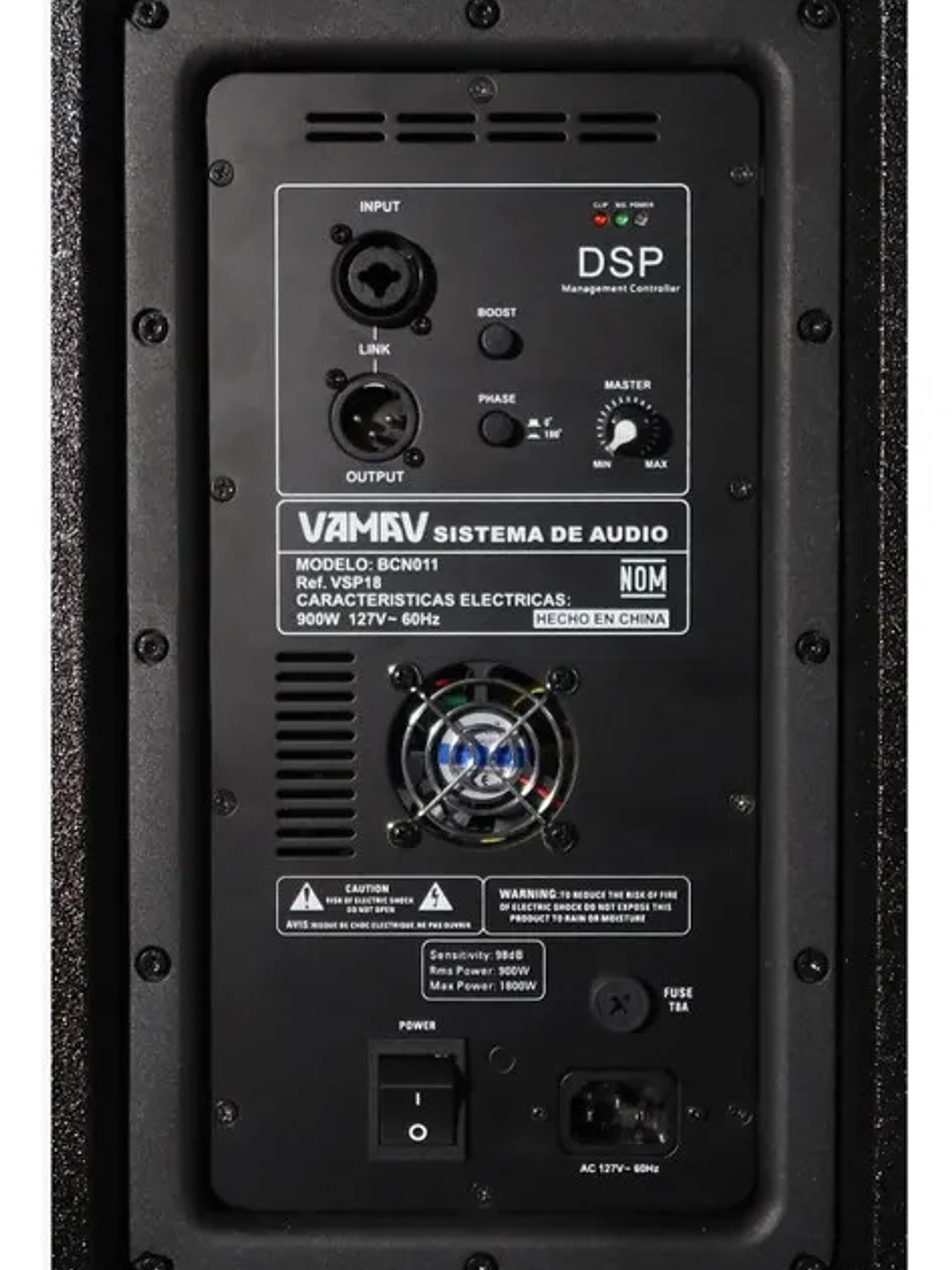 Vamav VSP18 Subwoofer Activo 18″ 900W RMS 1