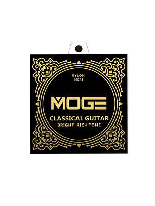 MOGE MC43 Set de Cuerdas de Nylon Plateadas