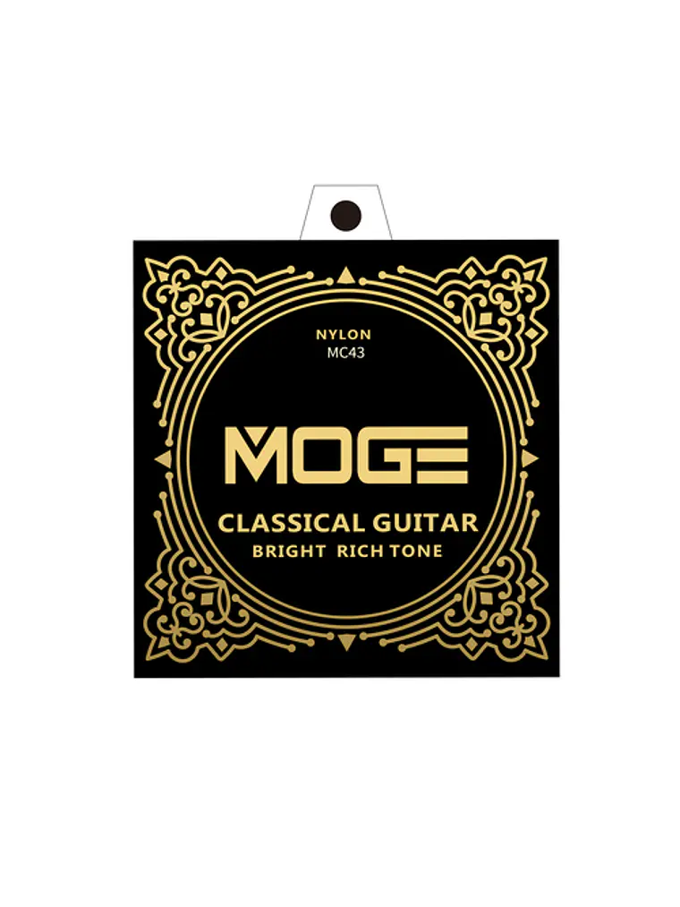 MOGE MC43 Set de Cuerdas de Nylon Plateadas 1