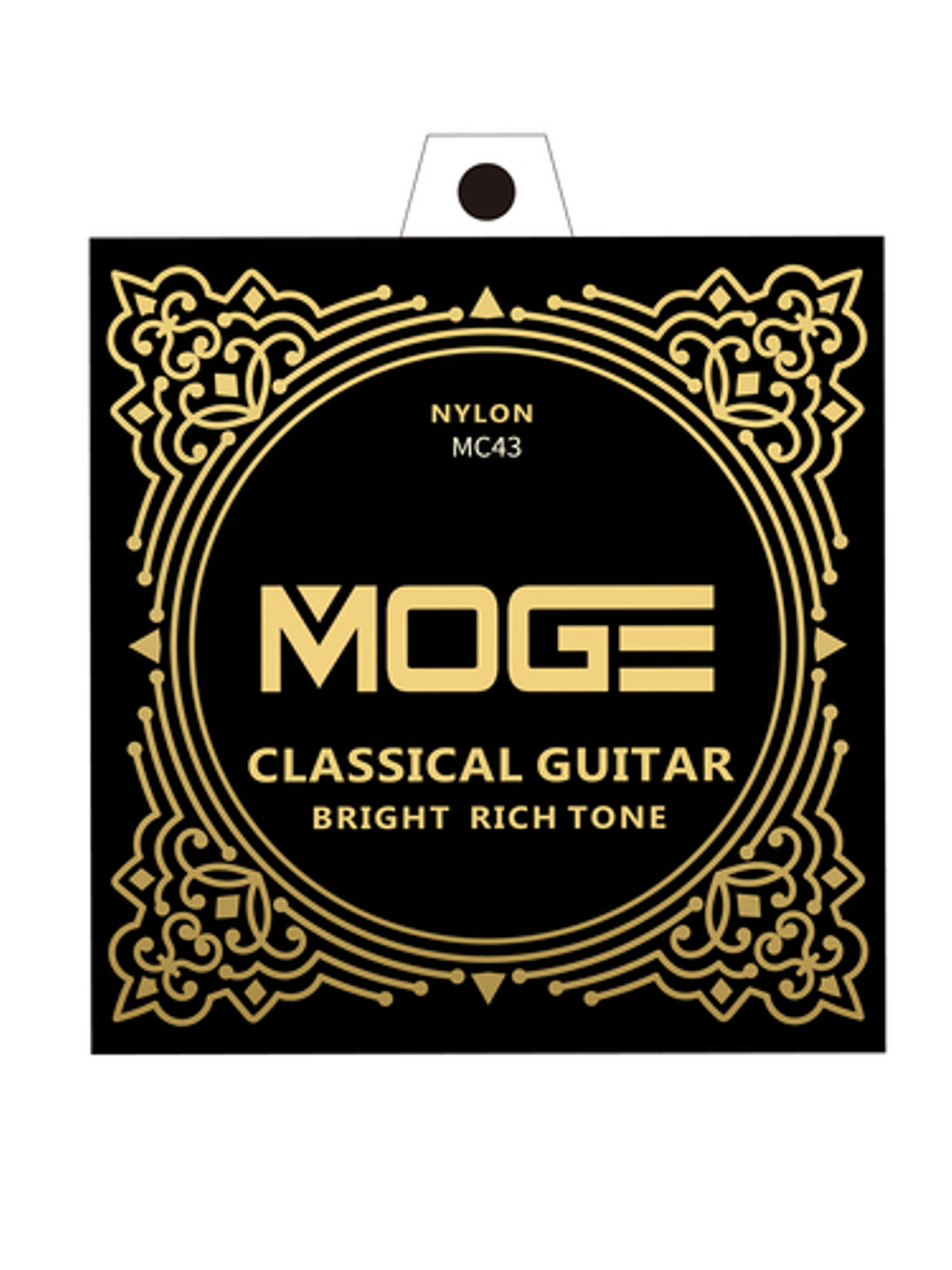 MOGE MC43 Set de Cuerdas de Nylon Plateadas 1