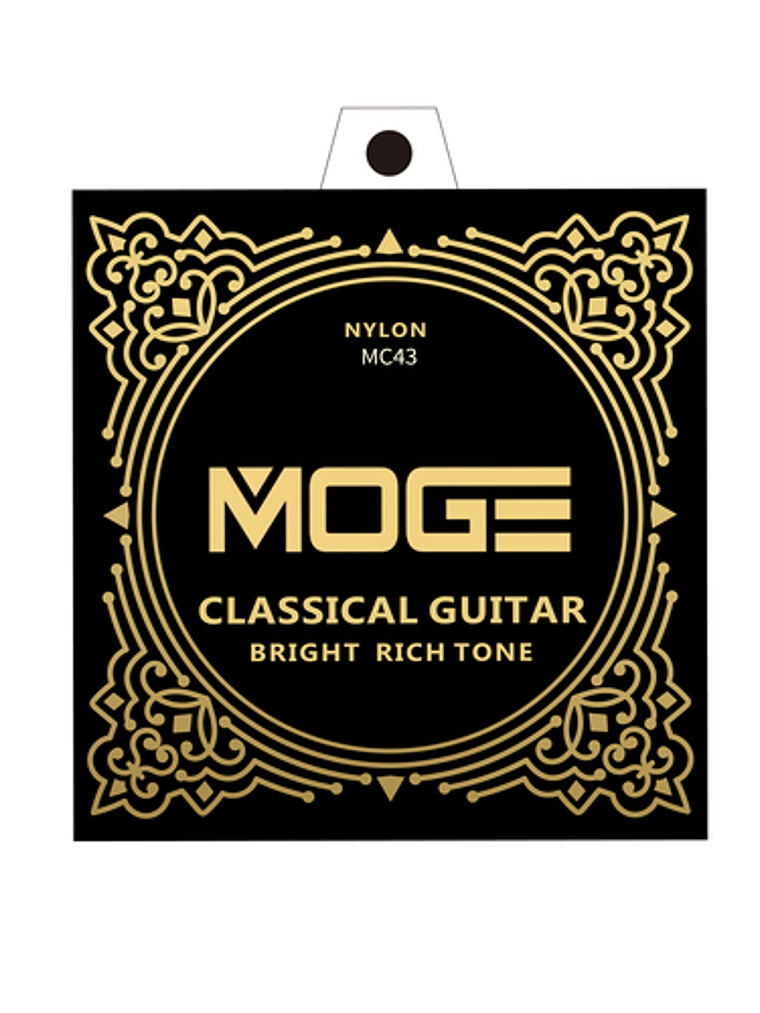 MOGE MC43 Set de Cuerdas de Nylon Plateadas 1
