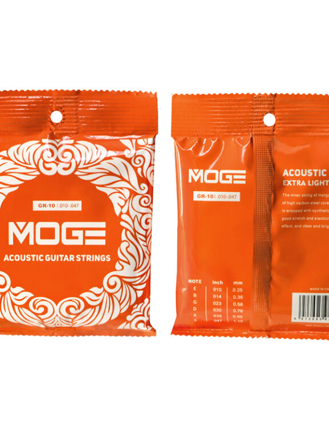 MOGE GR10 Set de Cuerdas de Metal 010 47 1