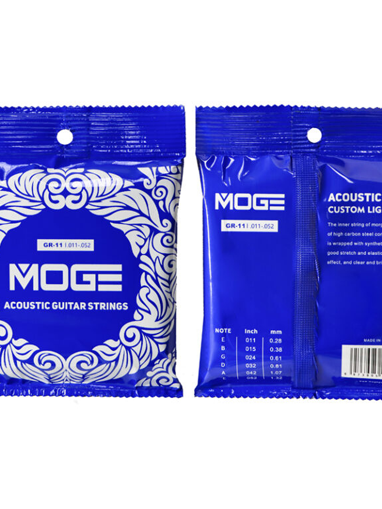 MOGE GR11 Set de Cuerdas de Metal 011 52 1