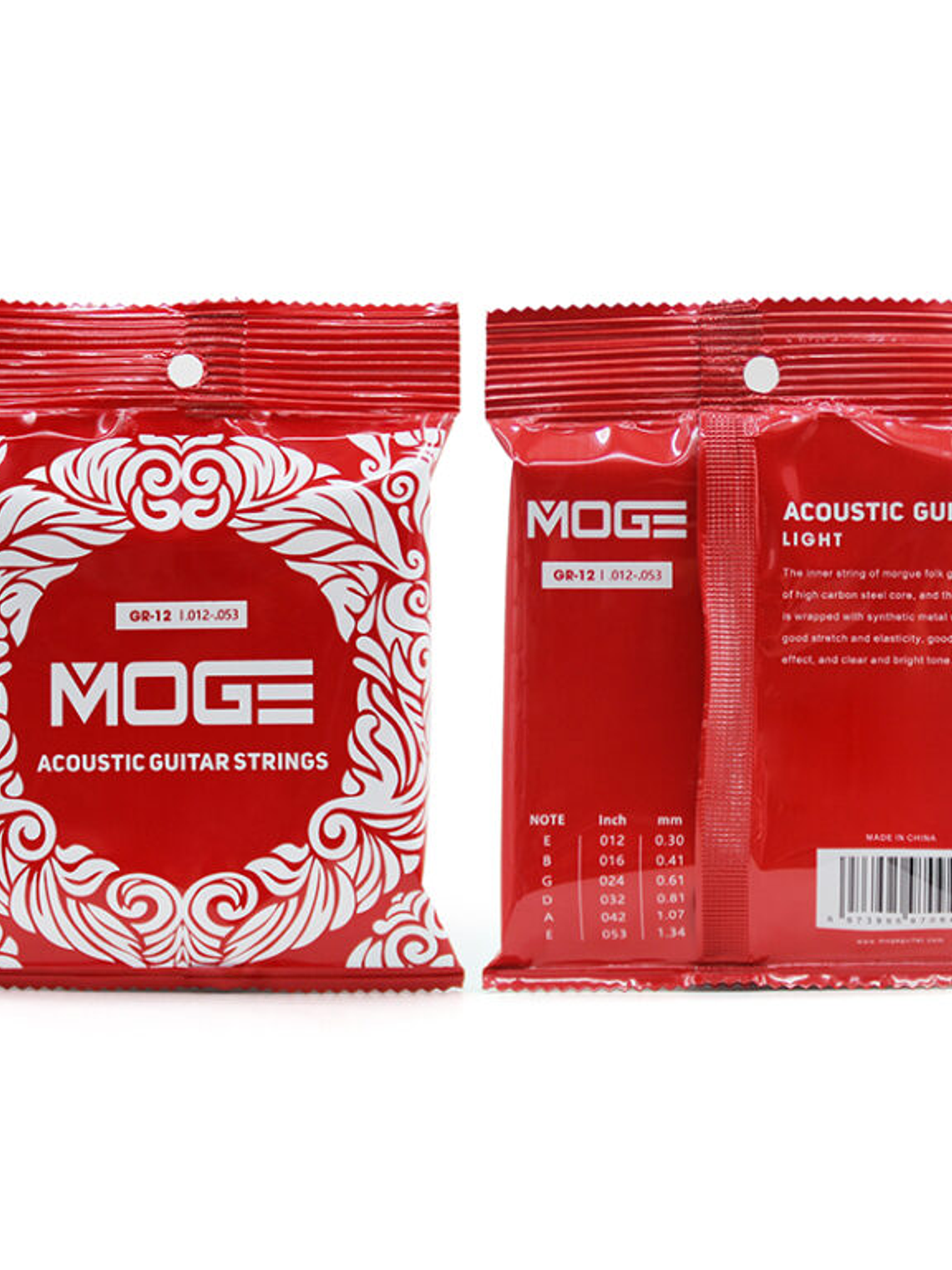 MOGE GR12 Set de Cuerdas de Metal 012 53 1