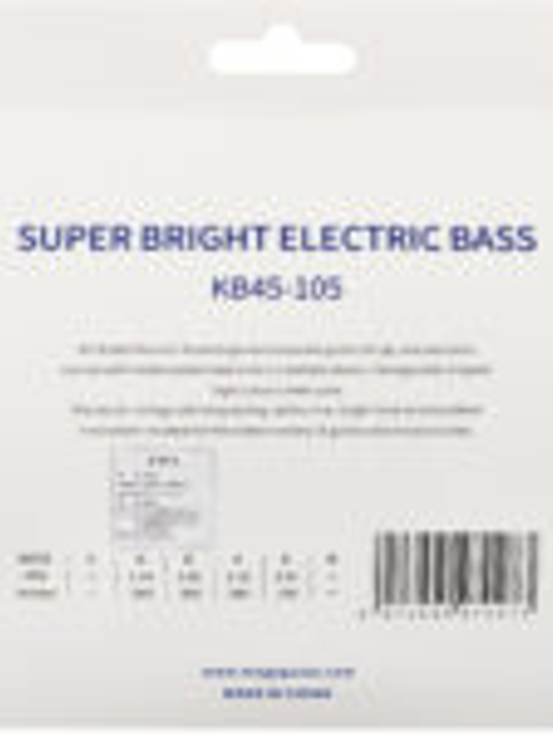 MOGE KB45-105 Set de Cuerdas para Bajo Eléctrico 45 105 2