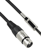 Cable de micrófono XLR H - Plug balanceado / 3 metros - Miniatura 2