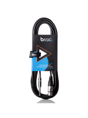 Cable de micrófono XLR H - Plug balanceado / 5 metros