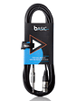 Cable de micrófono XLR H - Plug balanceado / 5 metros - Miniatura 1