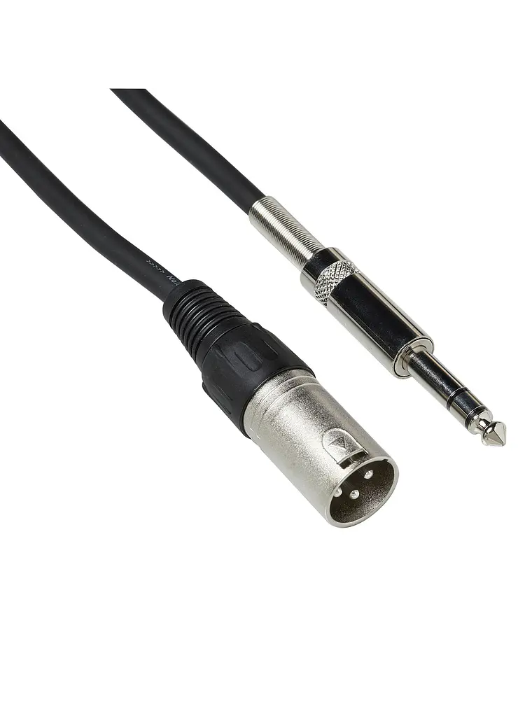 Cable de micrófono XLR M - Plug balanceado / 3 metros 2