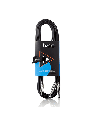 Cable 2xPlug 6,3 - Plug 3,5mm / 1,5 metros