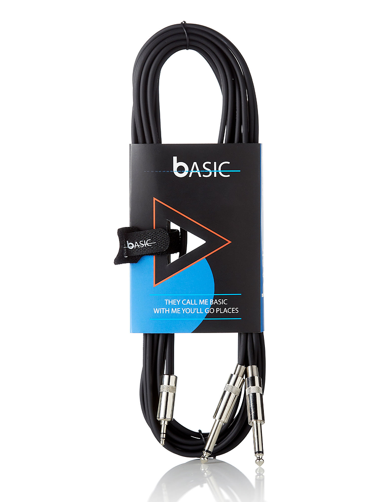 Cable 2xPlug 6,3 - Plug 3,5mm / 1,5 metros 1