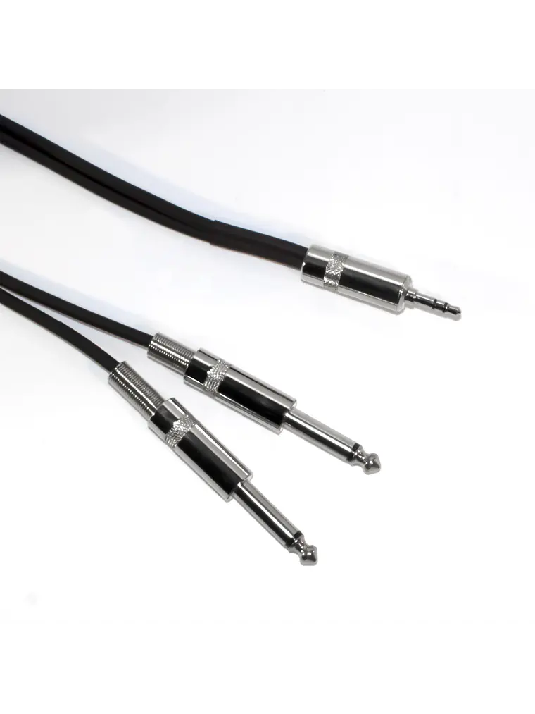 Cable 2xPlug 6,3 - Plug 3,5mm / 3 metros 2