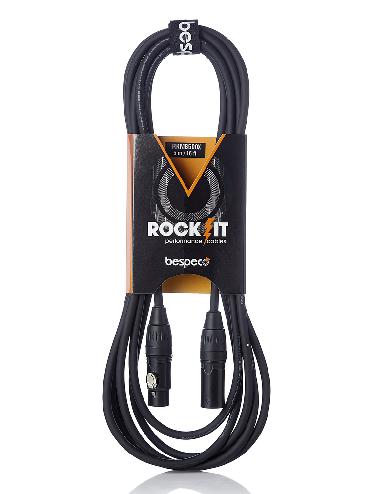 Cable de micrófono Profesional XLR-XLR 'Rockit' / 1 metro 1