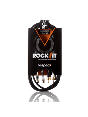 Cable 2xRCA - 2xPlug 'Rockit' / 5 metros