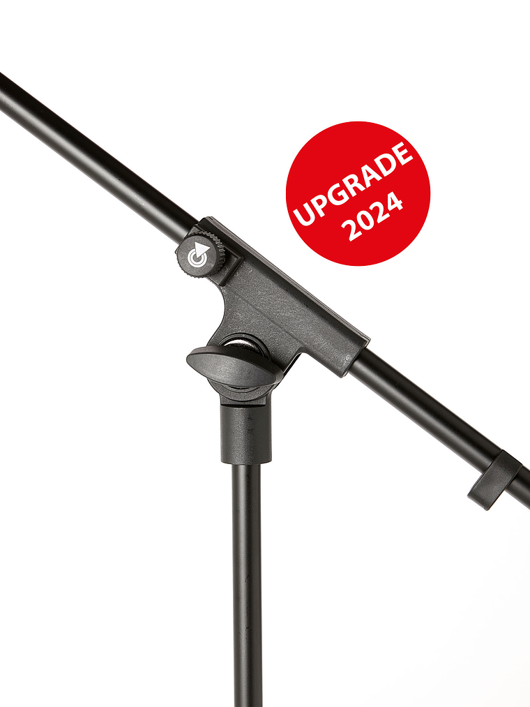 Soporte de micrófono de pértiga con unión central en nylon cargado 3