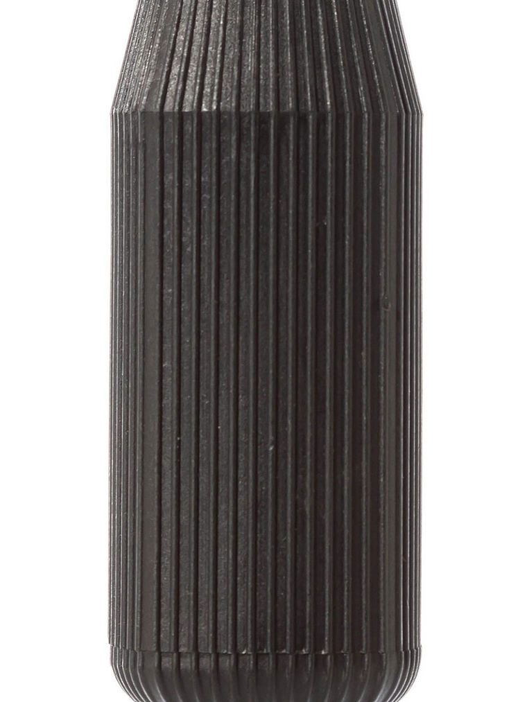 Soporte de micrófono de brazo de nylon cargado en negro con botón 4