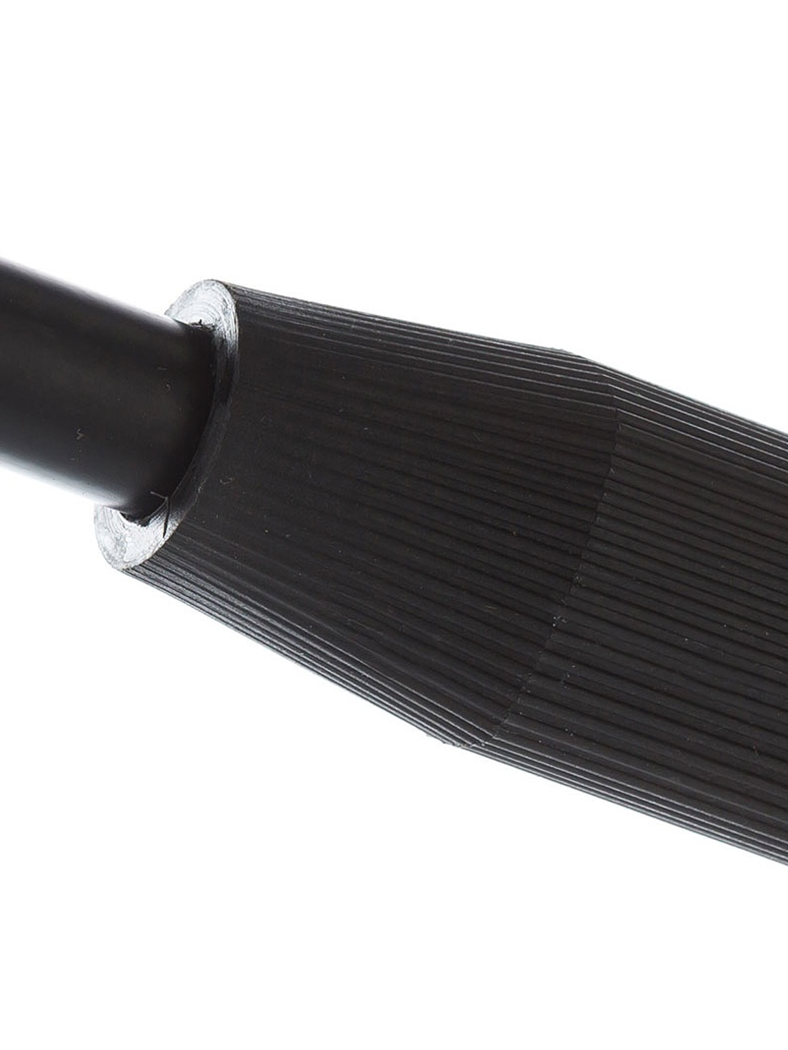 Soporte de micrófono de brazo de nylon cargado en negro con botón 3