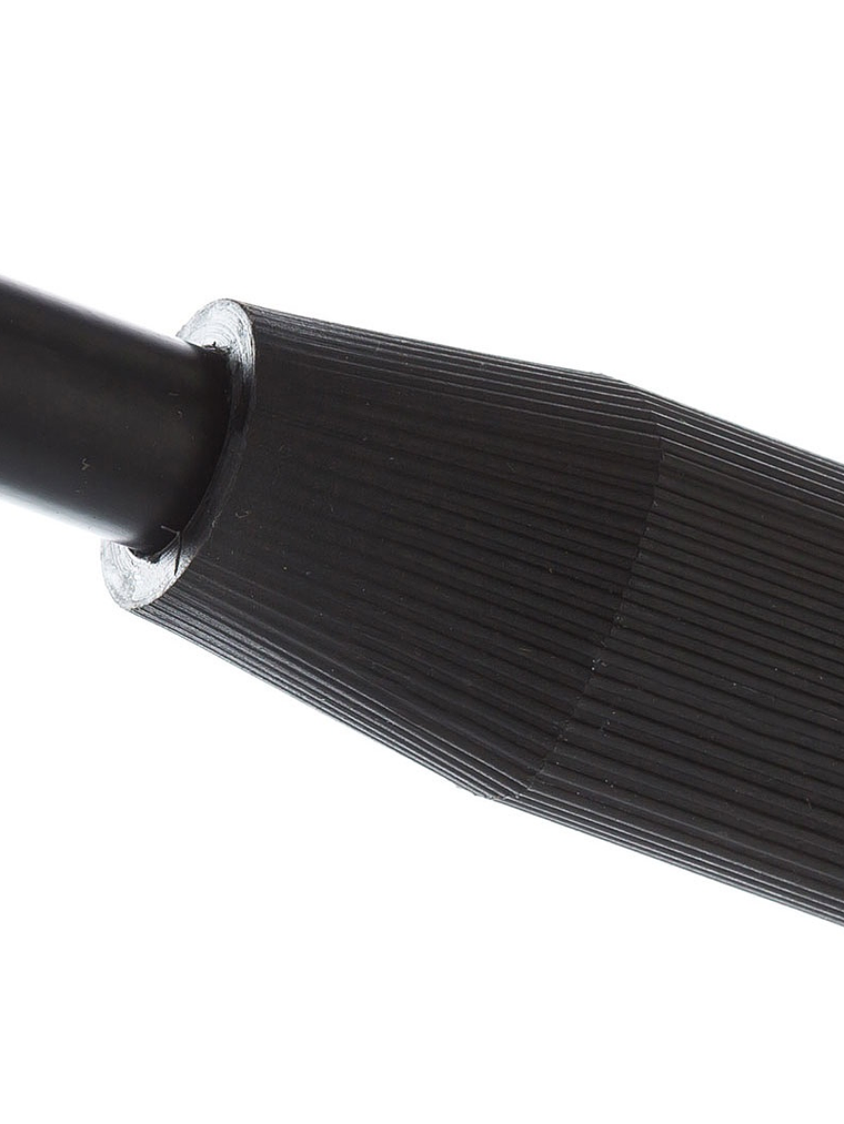 Soporte de micrófono de brazo de nylon cargado en negro con botón 3