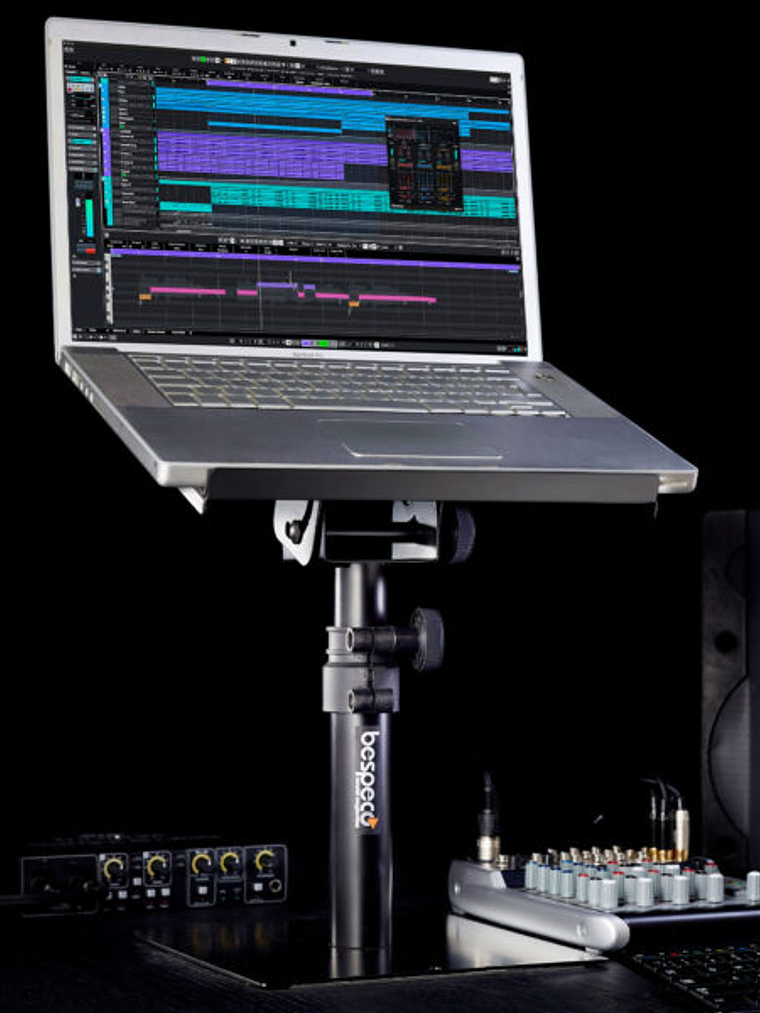 Soporte multifuncional con estantería sobre la mesa 2