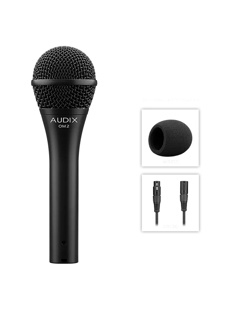 OM2 Micrófono vocal dinámico profesional  3