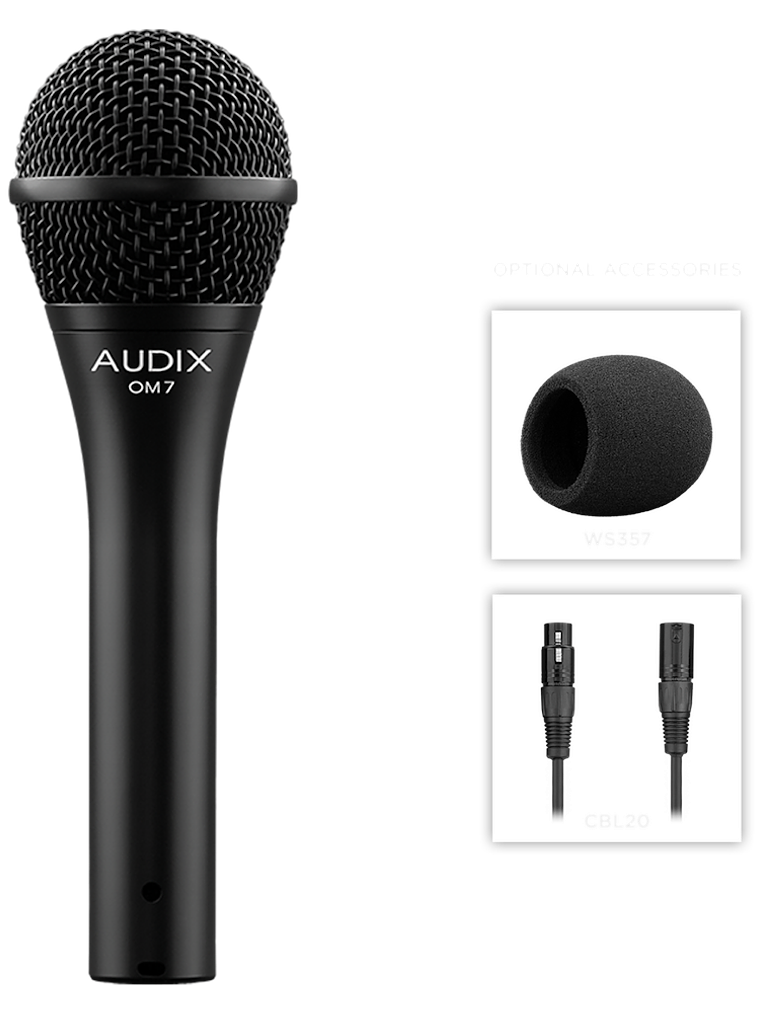 OM7 Micrófono Vocal Dinámico Profesional 2