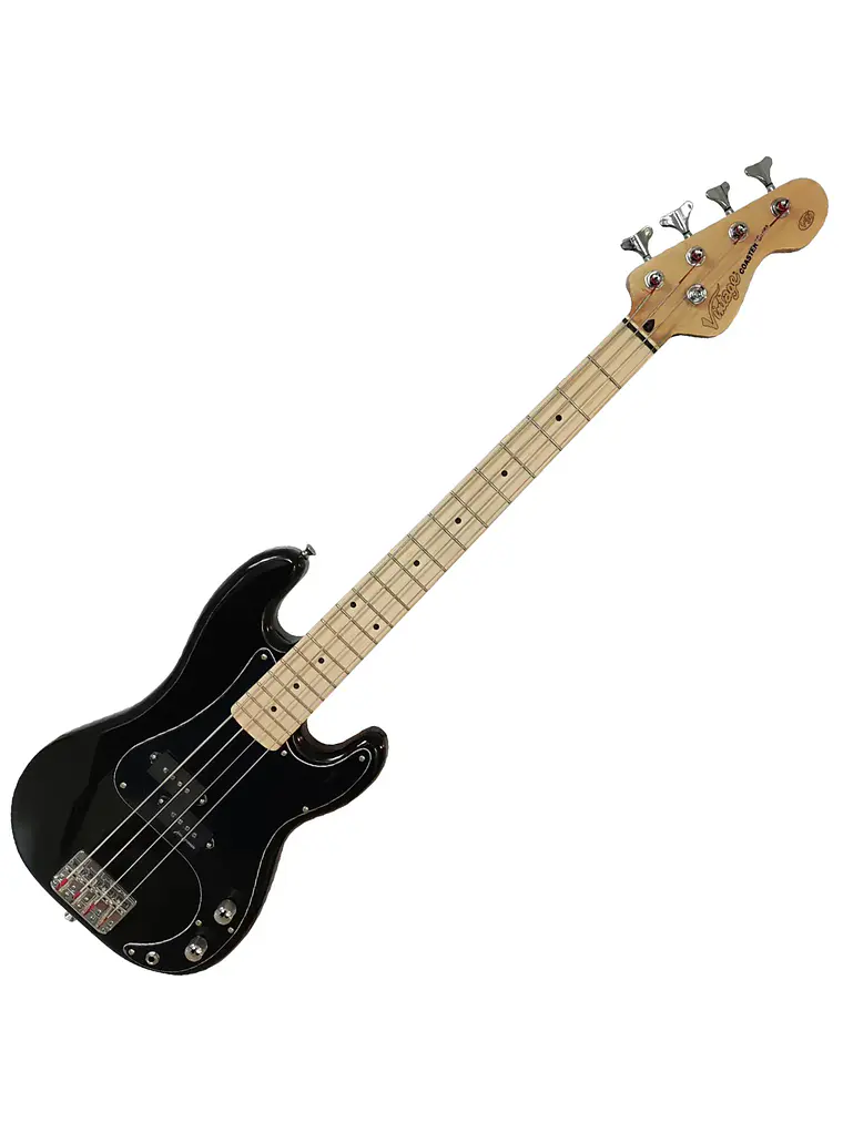 Bajo Vintage Maple V30 Coaster Series ~ Negro brillante 1