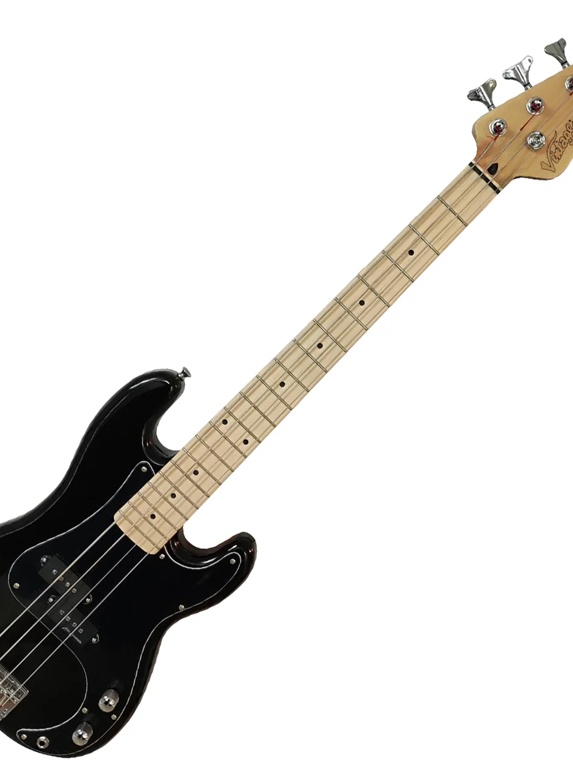 Bajo Vintage Maple V30 Coaster Series ~ Negro brillante 1