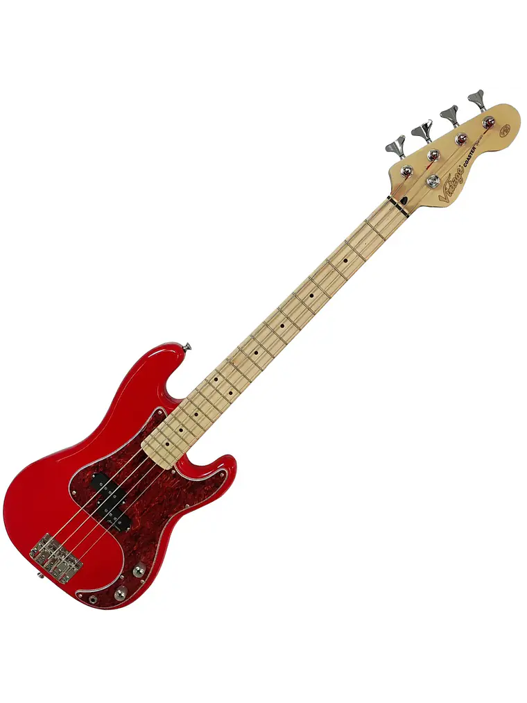 Bajo Vintage Maple V30 Coaster Series ~ Rojo brillante 1