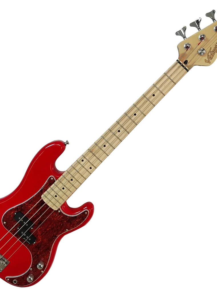 Bajo Vintage Maple V30 Coaster Series ~ Rojo brillante 1