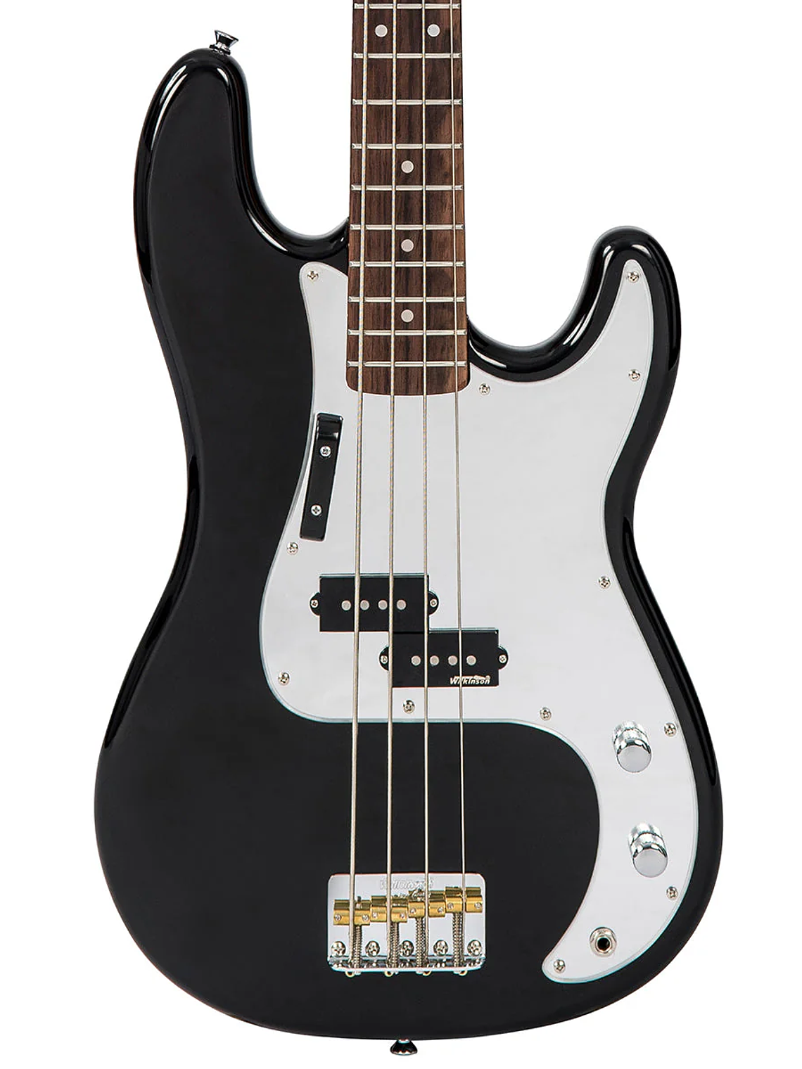 Bajo vintage V4 Reeditado ~ Rocker Black / Scratchplate espejo 3