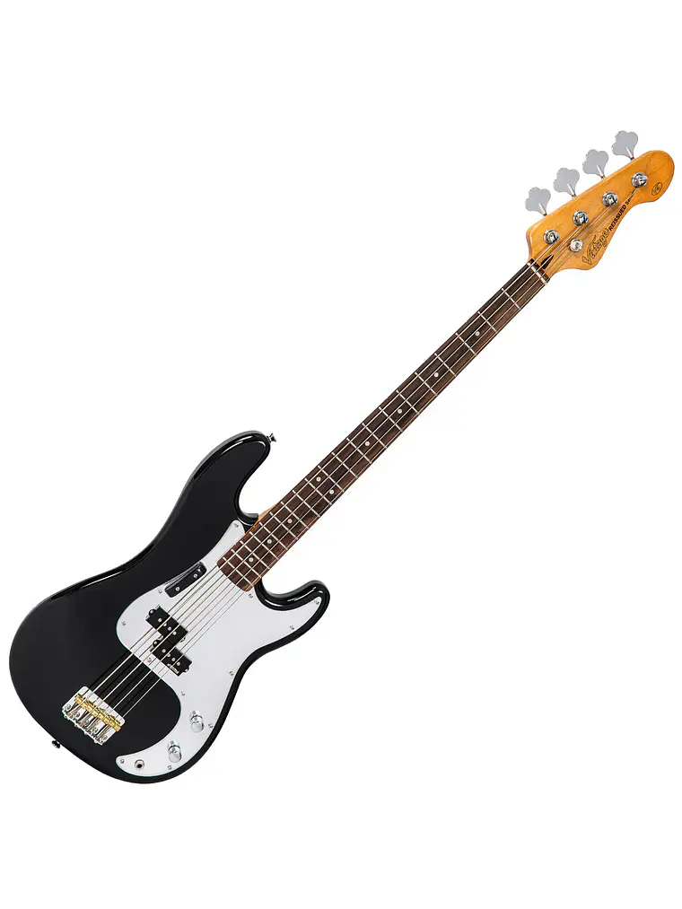 Bajo vintage V4 ~ Rocker Black / Scratchplate espejo 1