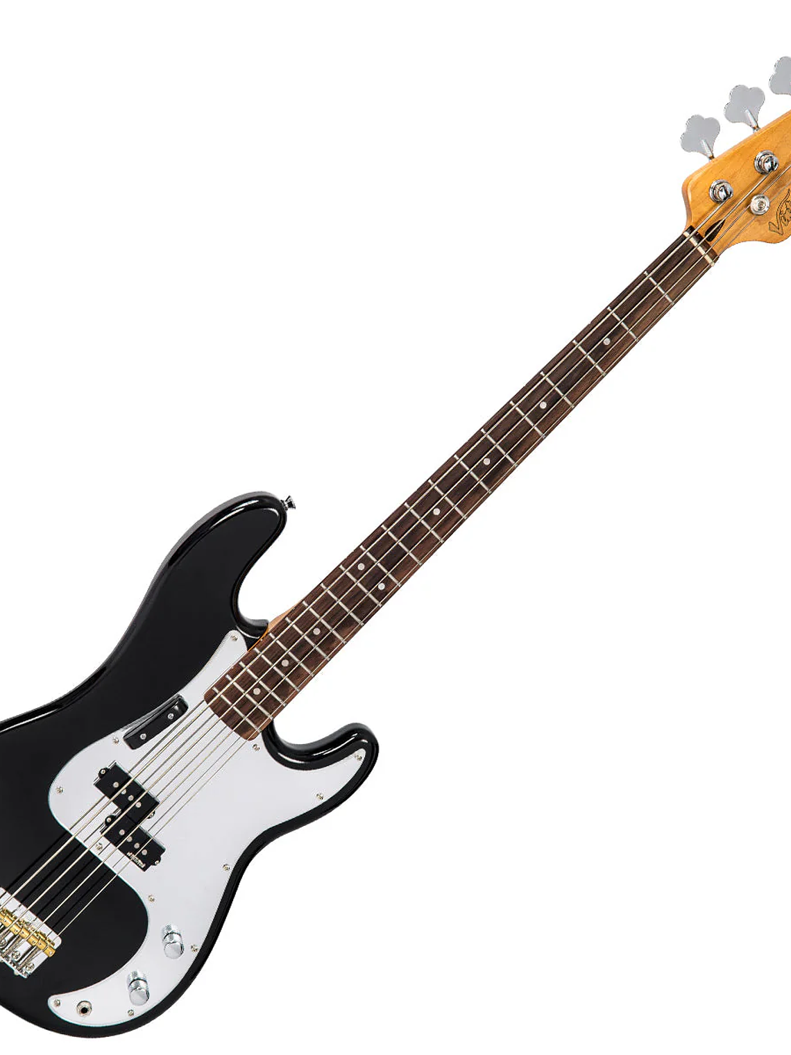 Bajo vintage V4 Reeditado ~ Rocker Black / Scratchplate espejo 1