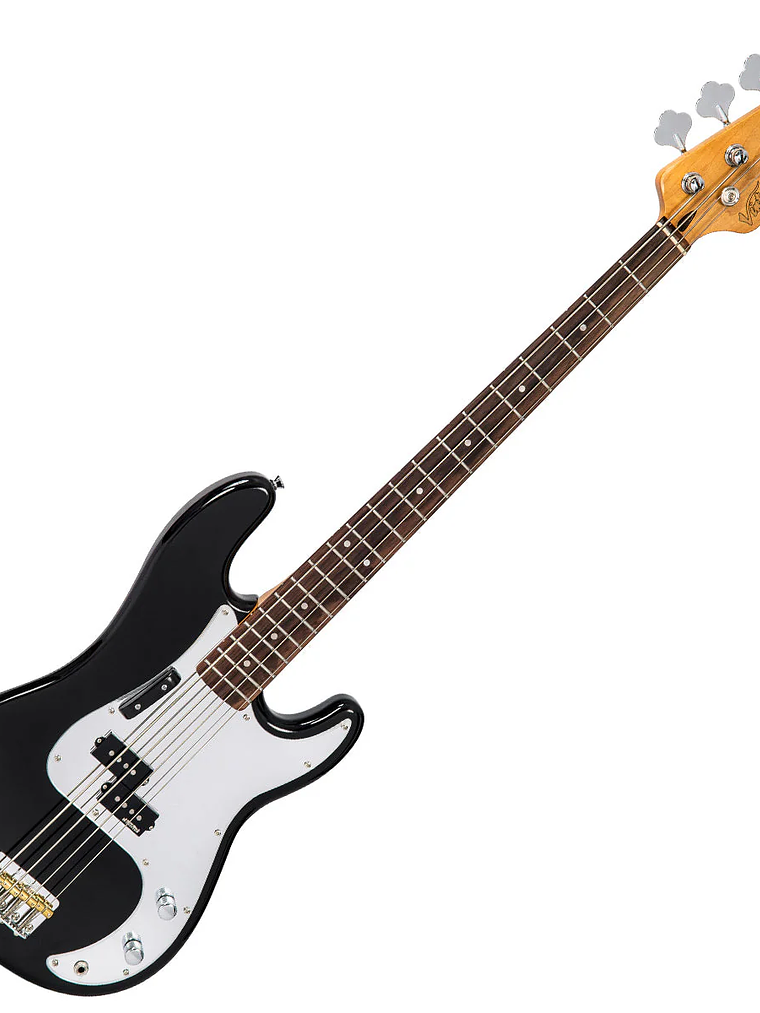 Bajo vintage V4 Reeditado ~ Rocker Black / Scratchplate espejo 1