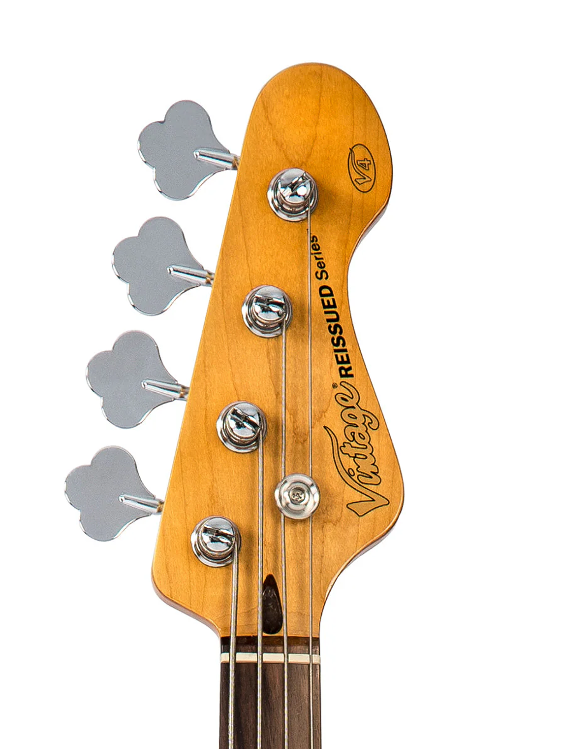 Bajo vintage V4 Reeditado ~ Rocker Black / Scratchplate espejo 5