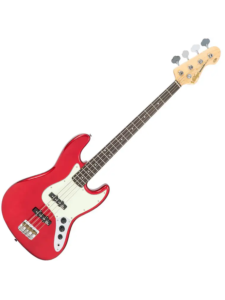 Bajo vintage VJ74  ~ Candy Apple Red 1