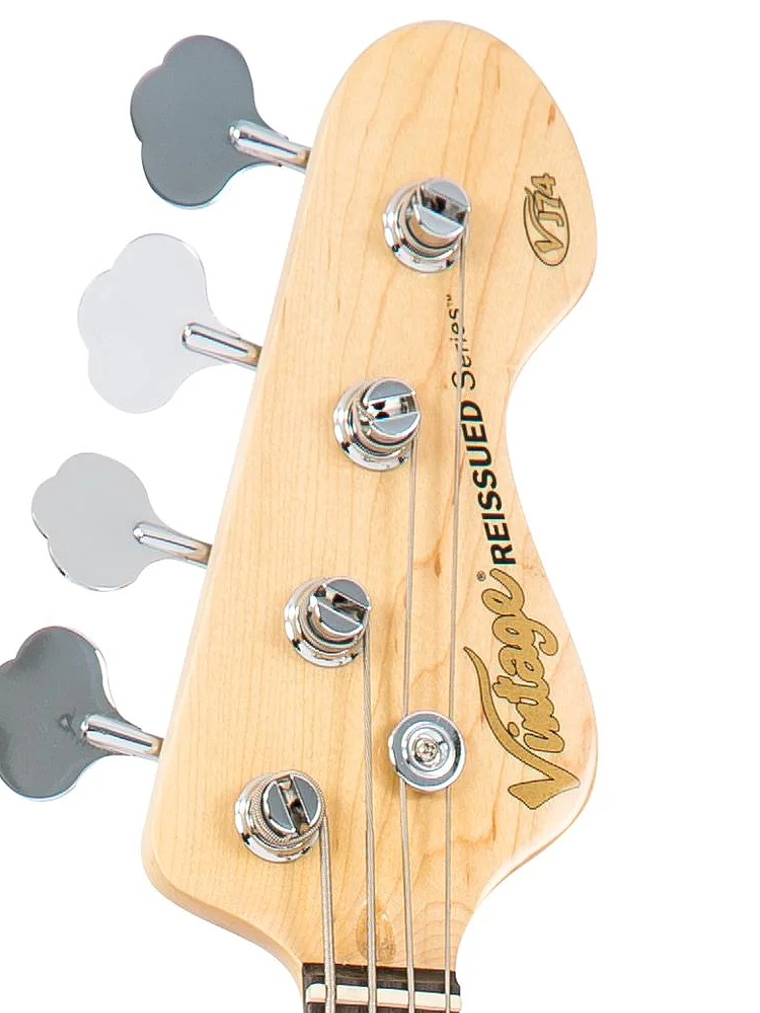 Bajo vintage VJ74 reeditado ~ Candy Apple Red 4