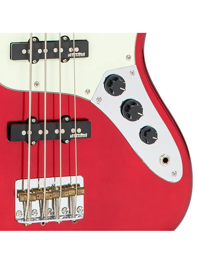 Bajo vintage VJ74  ~ Candy Apple Red 3