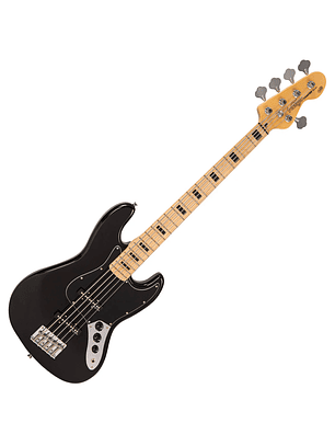 Vintage V495 Coaster Series Bajo de 5 Cuerdas ~ Boulevard Black